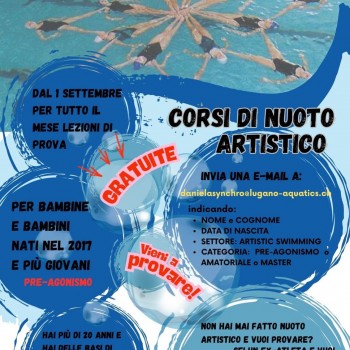 CAMPAGNA RECLUTAMENTO 2026/2027  NUOTO ARTISTICO